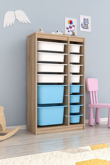 Hanah Home Montana Xs 2D4N8U Blanco Sonomo y Azul Hanah Home Montana Xs 2D4N8U Blanco Sonomo y Azul